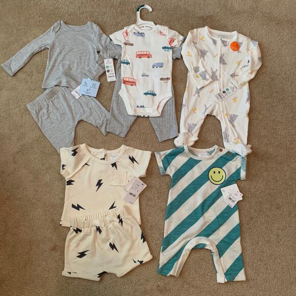 Baby Boy Clothes Size 0-3M All New with Tags- Carter’s - Picture 1 of 11